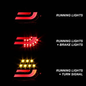 324.02 Spyder LED Tail Lights BMW 3 Series E46 Coupe (00-03) Black or Red Clear - Redline360