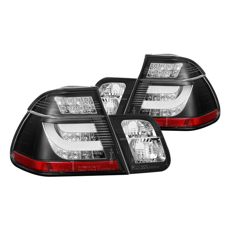 Spyder LED Tail Lights BMW 3 Series E46 Sedan (02-05) Black or Smoke ...
