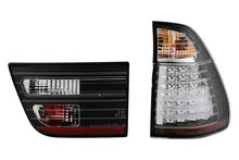 Load image into Gallery viewer, Spyder LED Tail Lights BMW X5 E53 (2000-2006) Black / Red Clear / Smoke - Black Alternate Image