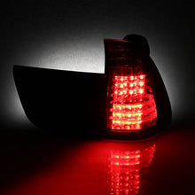 Load image into Gallery viewer, Spyder LED Tail Lights BMW X5 E53 (2000-2006) Black / Red Clear / Smoke - Black Alternate Image