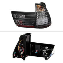 Load image into Gallery viewer, Spyder LED Tail Lights BMW X5 E53 (2000-2006) Black / Red Clear / Smoke - Black Alternate Image