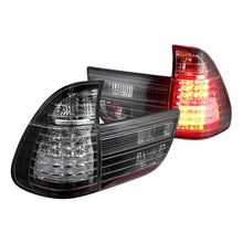 Load image into Gallery viewer, Spyder LED Tail Lights BMW X5 E53 (2000-2006) Black / Red Clear / Smoke - Black Alternate Image
