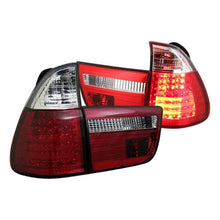 Load image into Gallery viewer, Spyder LED Tail Lights BMW X5 E53 (2000-2006) Black / Red Clear / Smoke - Red Clear Alternate Image