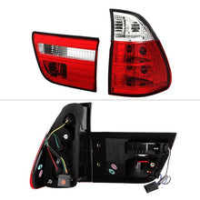 Load image into Gallery viewer, 137.74 Spyder Euro Style Tail Lights BMW X5 E53 (2000-2006) Red Clear or Red Smoke - Redline360 Alternate Image