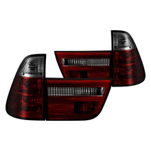 Load image into Gallery viewer, 137.74 Spyder Euro Style Tail Lights BMW X5 E53 (2000-2006) Red Clear or Red Smoke - Redline360 Alternate Image