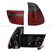 Load image into Gallery viewer, 137.74 Spyder Euro Style Tail Lights BMW X5 E53 (2000-2006) Red Clear or Red Smoke - Redline360 Alternate Image