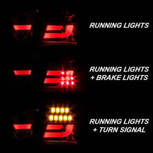 Load image into Gallery viewer, Spyder LED Tail Lights BMW 3 Series E90 Sedan (06-08) Black / Red Smoke / Smoke - Black Alternate Image