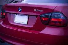 Load image into Gallery viewer, Spyder LED Tail Lights BMW 3 Series E90 Sedan (06-08) Black / Red Smoke / Smoke - Black Alternate Image