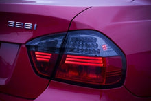 Load image into Gallery viewer, Spyder LED Tail Lights BMW 3 Series E90 Sedan (06-08) Black / Red Smoke / Smoke - Black Alternate Image