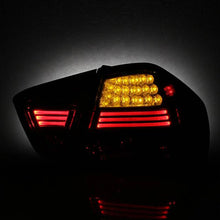 Load image into Gallery viewer, Spyder LED Tail Lights BMW 3 Series E90 Sedan (06-08) Black / Red Smoke / Smoke - Black Alternate Image