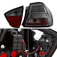 Load image into Gallery viewer, Spyder LED Tail Lights BMW 3 Series E90 Sedan (06-08) Black / Red Smoke / Smoke - Black Alternate Image