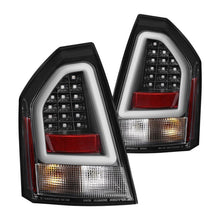 Load image into Gallery viewer, Spyder LED Tail Lights Chrysler 300C (2008-2010) Black Finish - V2 w/ Light Bar Alternate Image