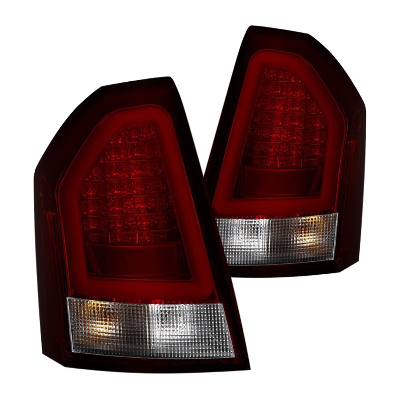 Spyder LED Tail Lights Chrysler 300C (2008-2010) - Black or Red