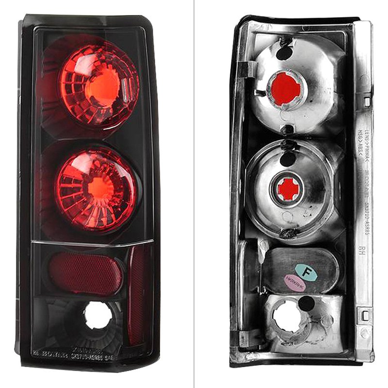 Spyder Euro Style Tail Lights Chevy Astro / Safari (85-05) Black or Ch