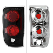 Load image into Gallery viewer, Spyder Euro Style Tail Lights Oldsmobile Bravada (96-01) Black / Chrome / Smoke - Black Alternate Image