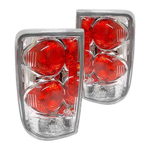 Load image into Gallery viewer, Spyder Euro Style Tail Lights Oldsmobile Bravada (96-01) Black / Chrome / Smoke - Chrome Alternate Image