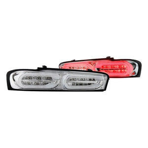 502.44 Spyder LED Tail Lights Chevy Camaro [LED Model] (16-18) [Sequential Turn Signal] - Black or Chrome - Redline360