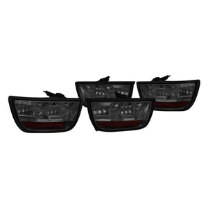 284.05 Spyder LED Tail Lights Chevy Camaro (2010-2013) - Black or Smoke - Redline360