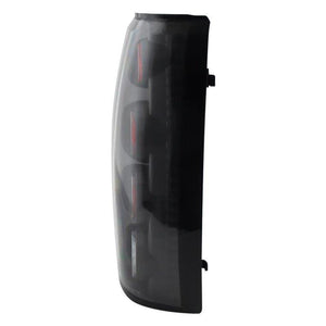 57.10 Spyder Euro Style Tail Lights Chevy Suburban (92-94) Black / Black Smoke / Chrome / Smoke - Redline360