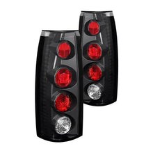 Load image into Gallery viewer, Spyder Euro Style Tail Lights Cadillac Escalade (99-00) Black / Black Smoke / Chrome / Smoke - Version / Black Alternate Image
