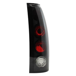 57.10 Spyder Euro Style Tail Lights Chevy Suburban (92-94) Black / Black Smoke / Chrome / Smoke - Redline360