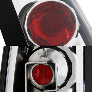 57.10 Spyder Euro Style Tail Lights GMC Yukon Denali (99-00) Black / Black Smoke / Chrome / Smoke - Redline360
