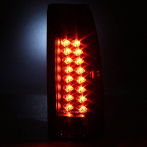 159.87 Spyder LED Tail Lights Chevy Suburban (92-99) Black / Black Smoke / Chrome / Red Clear / Red Smoke - Redline360