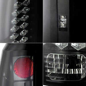 159.87 Spyder LED Tail Lights Chevy Suburban (92-99) Black / Black Smoke / Chrome / Red Clear / Red Smoke - Redline360