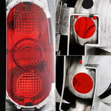 Load image into Gallery viewer, 57.10 Spyder Euro Style Tail Lights Chevy C/K Series 1500/2500/3500 (88-98) Black / Black Smoke / Chrome / Smoke - Redline360 Alternate Image