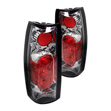 Load image into Gallery viewer, 57.10 Spyder Euro Style Tail Lights GMC Sierra (1988-1998) Black / Black Smoke / Chrome / Smoke - Redline360 Alternate Image