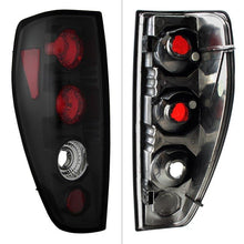Load image into Gallery viewer, Spyder Euro Style Tail Lights GMC Canyon (04-13) Black / Black Smoke / Chrome - Black Alternate Image