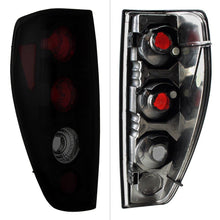 Load image into Gallery viewer, Spyder Euro Style Tail Lights GMC Canyon (04-13) Black / Black Smoke / Chrome - Black Alternate Image