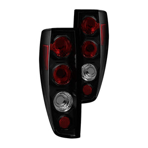 97.78 Spyder Euro Style Tail Lights Chevy Colorado (04-13) Black / Black Smoke / Chrome - Redline360