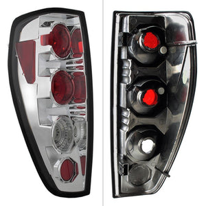 97.78 Spyder Euro Style Tail Lights Chevy Colorado (04-13) Black / Black Smoke / Chrome - Redline360