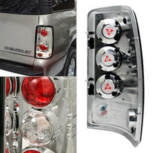 Load image into Gallery viewer, 125.61 Spyder Euro Style Tail Lights Chevy Suburban/Tahoe (00-06) [Barn Door Model Only] Black or Chrome - Redline360 Alternate Image