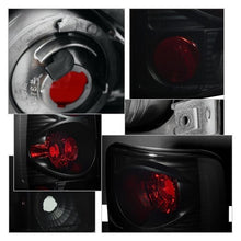 Load image into Gallery viewer, 125.61 Spyder Euro Style Tail Lights Chevy Suburban/Tahoe 1500/2500 (00-06) [Lift Gate Style Only] Black / Black Smoke / Chrome / Smoke - Redline360 Alternate Image