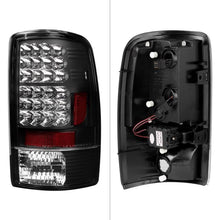 Load image into Gallery viewer, Spyder LED Tail Lights Suburban/Tahoe 1500/2500 (00-06) w/ Lift Gate - Black / Smoke / Red - Black Alternate Image