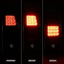Load image into Gallery viewer, Spyder LED Tail Lights Suburban/Tahoe 1500/2500 (00-06) w/ Lift Gate - Black / Smoke / Red - Black Alternate Image