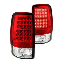 Load image into Gallery viewer, Spyder LED Tail Lights Suburban/Tahoe 1500/2500 (00-06) w/ Lift Gate - Black / Smoke / Red - Red Clear Alternate Image