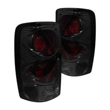 Load image into Gallery viewer, 125.61 Spyder Euro Style Tail Lights Chevy Suburban/Tahoe 1500/2500 (00-06) [Lift Gate Style Only] Black / Black Smoke / Chrome / Smoke - Redline360 Alternate Image