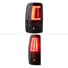 Load image into Gallery viewer, Spyder Tail Lights Chevy Suburban/Tahoe 1500/2500 (00-06) [V2 w/ Light Bar LED] Black / Smoke / Red Clear - Black Alternate Image
