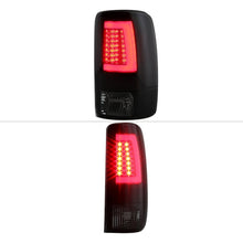 Load image into Gallery viewer, Spyder Tail Lights Chevy Suburban/Tahoe 1500/2500 (00-06) [V2 w/ Light Bar LED] Black / Smoke / Red Clear - Black Alternate Image