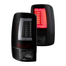 Load image into Gallery viewer, Spyder Tail Lights Chevy Suburban/Tahoe 1500/2500 (00-06) [V2 w/ Light Bar LED] Black / Smoke / Red Clear - Black Smoke Alternate Image