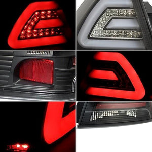 279.07 Spyder LED Tail Lights Chevy Impala (06-13) Impala Limited (14-16) [w/ Light Bar LED] Black / Red Clear / Smoke - Redline360