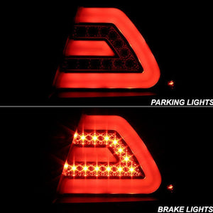 279.07 Spyder LED Tail Lights Chevy Impala (06-13) Impala Limited (14-16) [w/ Light Bar LED] Black / Red Clear / Smoke - Redline360