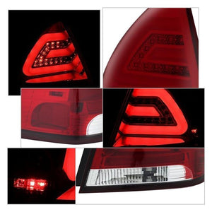 279.07 Spyder LED Tail Lights Chevy Impala (06-13) Impala Limited (14-16) [w/ Light Bar LED] Black / Red Clear / Smoke - Redline360