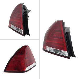 279.07 Spyder LED Tail Lights Chevy Impala (06-13) Impala Limited (14-16) [w/ Light Bar LED] Black / Red Clear / Smoke - Redline360