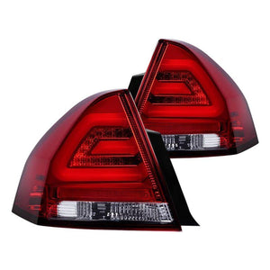 279.07 Spyder LED Tail Lights Chevy Impala (06-13) Impala Limited (14-16) [w/ Light Bar LED] Black / Red Clear / Smoke - Redline360