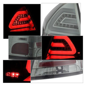 279.07 Spyder LED Tail Lights Chevy Impala (06-13) Impala Limited (14-16) [w/ Light Bar LED] Black / Red Clear / Smoke - Redline360