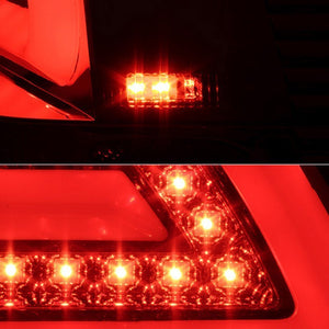 279.07 Spyder LED Tail Lights Chevy Impala (06-13) Impala Limited (14-16) [w/ Light Bar LED] Black / Red Clear / Smoke - Redline360